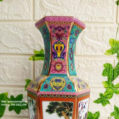Bình cảnh cắm hoa phong cách Châu Âu - quà tặng cao cấp